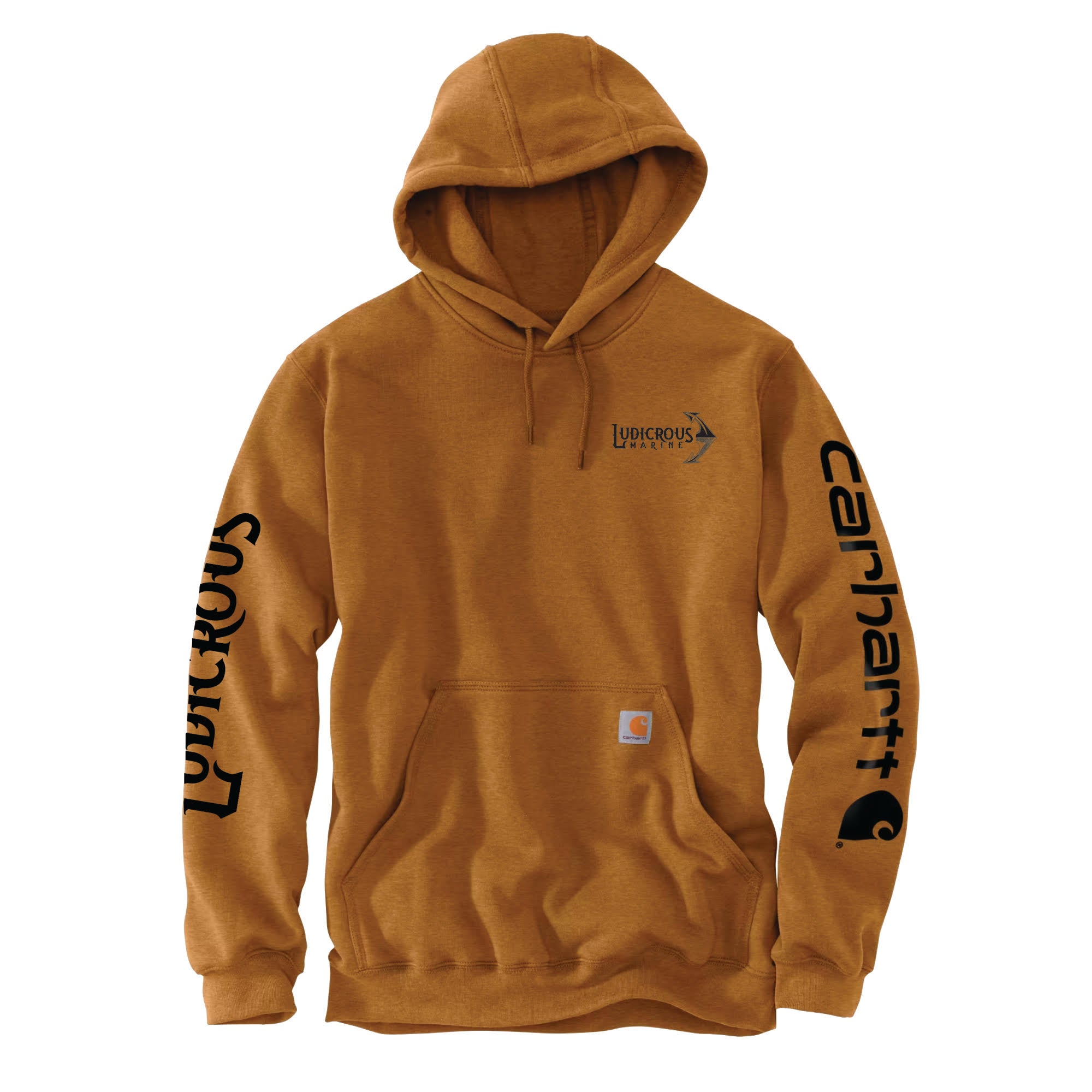 Brown carhartt hoodie hotsell